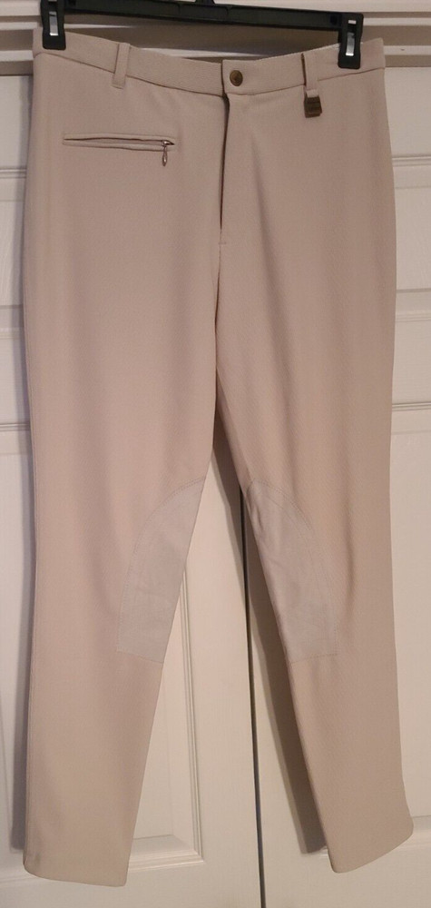 Devon Aire Jodhpur Pants Size 30R Tan (Dove) 92912 Concour Elite Riding
