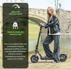 600W ELECTRIC SCOOTER ADULT 32KM/H MAX SPEED FOLDABLE E-SCOOTER SHOCK APSORPTION