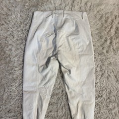 Women’s Size 26L White Ovation Full Seat Horseback Riding Breeches