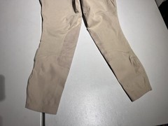Ariat Breeches Women’s 34 L Tan Khaki Equestrian Riding Knee Grip Cotton 34×27