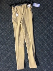 TuffRider Ladies *Breeches *Sz 26 Lt. Tan *NEW* Pull-On Cotton Blend