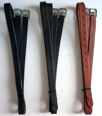 Adult Youth English Saddle Stirrup Leathers 54″ 48″ 36″ Black Drk Brown Tan