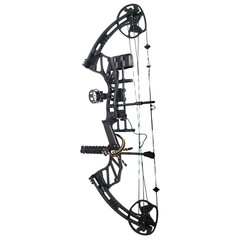 SAS Feud X 30-70 Lbs 19-31″ Compound Bow Pro Package 300+FPS Target Hunting