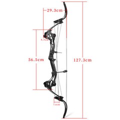 40-55lbs Recurve Bow Kit Hunting Fishing 320FPS Archery Adult Target Shooting