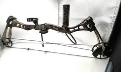 Bear Charge Left Handed Compound Bow With Airport Security Lockable Hard Case