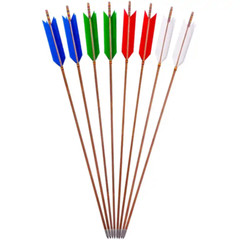 50pcs Hunting Archery Bamboo Nock Shafts 39in 45-50lbs Arrow Dia7.2-8.2mm Shoot