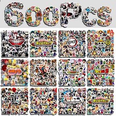 Paquete Mixto De Pegatinas De Anime, 600 Piezas Mezcladas Con Classic Paquete…