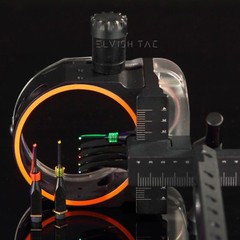 Compound Bow Sight Light LED 3-Levels Adjustable 3/8-32 Thread 12 Extra Battery