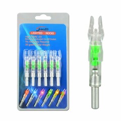 6PCS Led Lighted Nocks for Arrows with .244″/6.2mm Inside Diameter for Hunting