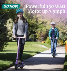 Gotrax GKS Electric Scooter for Kid, 6″ Solid Wheels, Max 4 Miles and 7.5 Mph