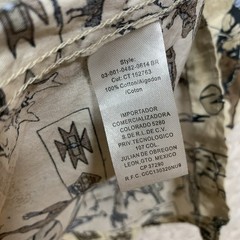 Vintage Roper Wéstern Shirt Men’s XL Beige Wéstern Animal Print Pearly Snap