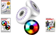 Double Up on Fun! 2-Pack of 68mm Light-Up Ripstik Wheels – No Batteries Required