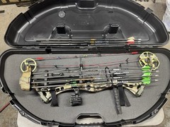 Bear Charge Left Hand Compound Bow With Case RTH