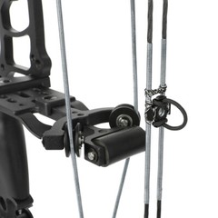 Compound Bow Dual-use Short Axis 40-65lbs Steel Ball Arrow Hunting Fishing RH LH