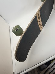 Roxy Shortboard Skateboard 26″ Dreaming Cruiser Beach Scene 59mm 83A Green Truck