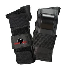 Eight Ball 14+ Pad Set 3pk – Black: Elbow, Knee, Wrist Protection for Cycling