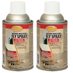 Country Vet Metered Fly Control Spray Refill 30 Day Supply 2-Pack