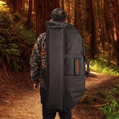 Lightweight Camouflage Compound Bow Case with Quiver & Backpack Straps – 44in