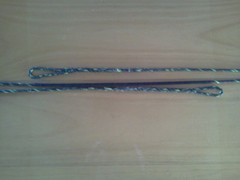 3-ply Flemish Bow string for any recurve or longbow with Halo serving