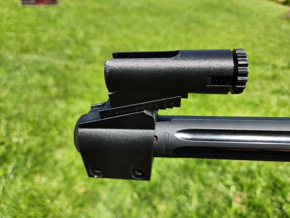Height Adjustable 30mm, 28mm, 25mm Clamp-On Globe Front Sight Kit for Air Rifles