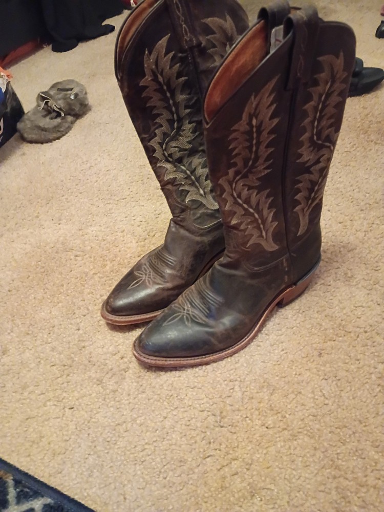 Tony Lama Women’s Brown Leather Western Cowboy Boots US Size 8