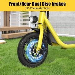 450W Ebike Sports Electric Scooter Adult with Seat Electric Moped E-Scooter US