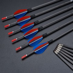 31″ Pure Carbon Arrows SP500-1000 ID4.2mm Archery Recurve Compound Bow Hunting