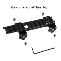Picatinny Rail Adaptor, Scope Claw Mount Picatinny Rail Base, Low Profile Bra…