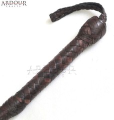 Kangaroo Leather Hide Bull Whip 04 to 16 Feet, 16 Plaits Indiana Jones Bullwhip