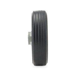 2 PCS 8 x 2.1 Inch Hand Truck Wheels, Flat Solid Rubber Replacement Tires for…