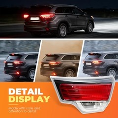 TO2803115 Inner Tail Light w/O Bulb Compatible with 2014-2016 Highlander Right