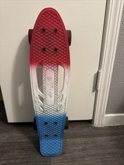 Halo Rise Above 22 InchSkateboard USA Patriot Red White Blue With Handle Cruiser