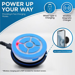 Megacom Duomon3 1P/2P Auto Catcher, Rechargeable Pocket Auto Collecting Device w