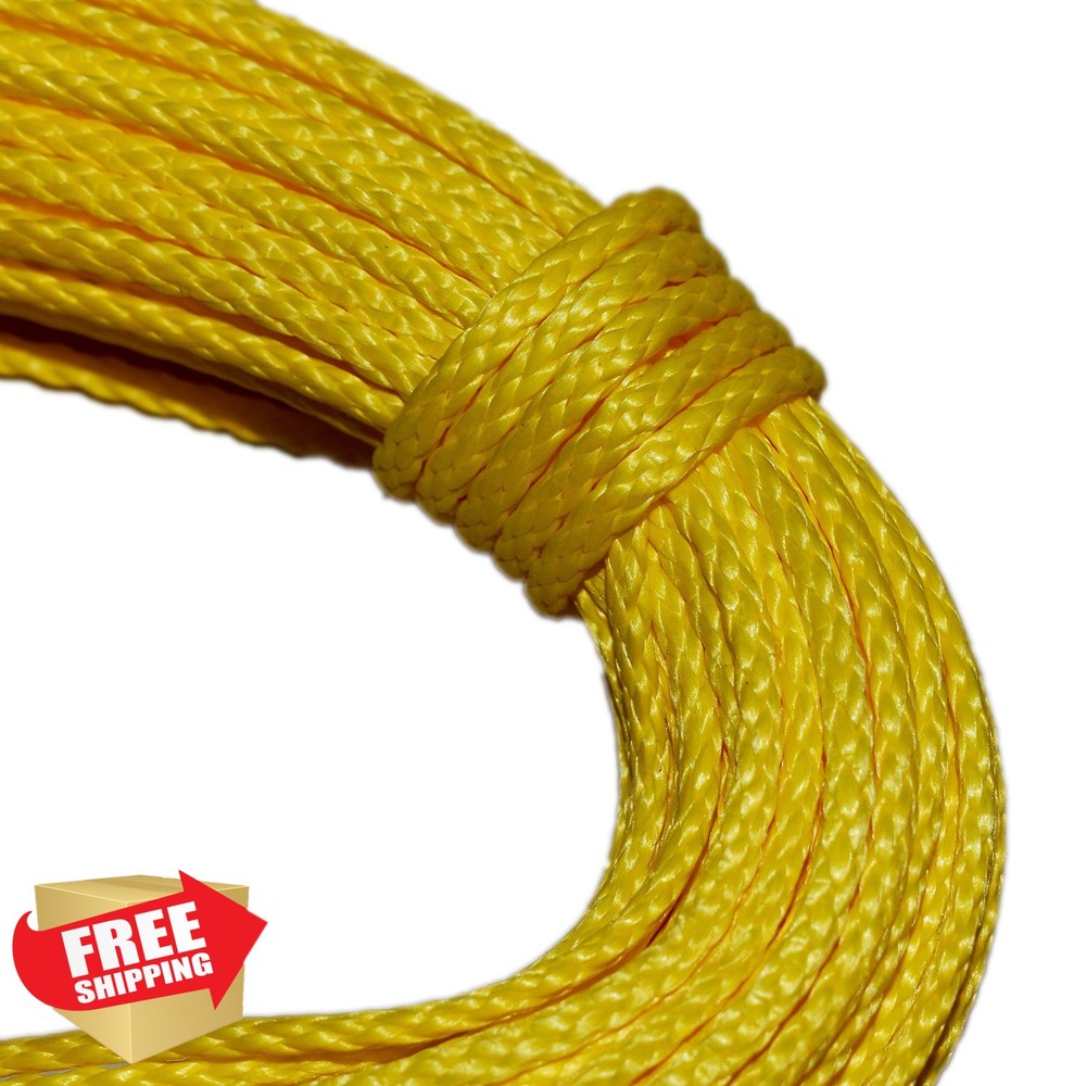 CBKnot 25 ft Yellow Dyneema Fiber 1600lb