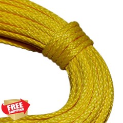 CBKnot 25 ft Yellow Dyneema Fiber 1600lb