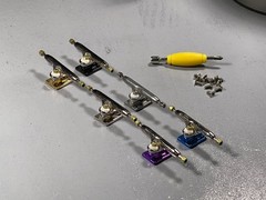 LEEFAI Pro Fingerboard Trucks 29/32/34/36mm G4- Regular Kingpin-Upgraded V2 Base