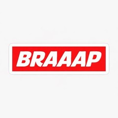 Braaap Sticker Motorcycle MX Motocross Dirt Bike Decal Two Stroke Four Stroke