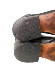 Cowboy Boots For Men Elegant Black Textured Leather Made In Spain 11 1/2D
