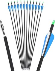 55» Folding Bow and Arrow Set 35 LB Aluminum Alloy Riser Recurve Bow Practice