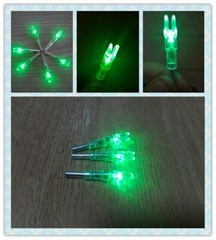 US Automatic LED Shooting Archery Arrows Lighted Nocks ID 6.2mm Arrow Nock Tail