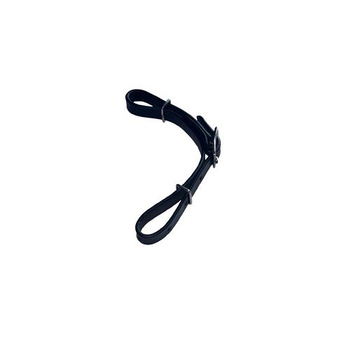 Horse Curb Strap Adjustable Oiled Leather Showman Fits Minis Standard Sizes