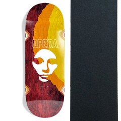 Opera Skateboard Deck Triple Torn Big Mask 11″ x 31.85″ with Grip
