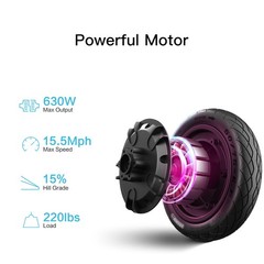 🔥A8 FOLDING ADULT ELECTRIC SCOOTER 15MPH MAX 630W E-SCOOTER 374WH🔋 IPX5 US