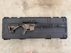 KRYTAC TRIDENT MK2 SPR With Mock Suppressor 11.1v Lipo Airsoft Gun & Extras