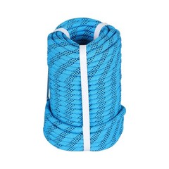 3/8″ × 100′ Arborist Tree Rope Braid Polyester Rope Blue & Black