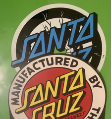 New Santa Cruz Rob Roskopp Target 5 Fluorescent Green Reissue Skateboard Deck