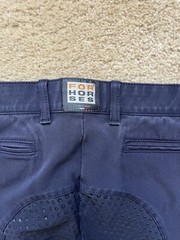 FORHORSES Riding Pants Women’s 44 Blue For Horses Made in Italy