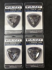 Muzzy Trocar Crossbow 100gr 3-Blade Fixed Broadheads Hunting Archery- 4 Pack NEW