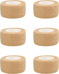 6Pcs 2In Self Adhesive Bandage Wraps, Vet Wraps, 12 Colors to Choose, 5 Yard Sel