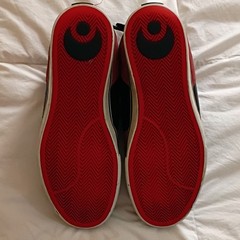 Osiris Rhyme Remix High-Top Skateboarding Shoes Red/Black Men’s US 12
